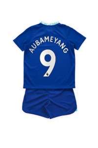 Chelsea Aubameyang #9 Babytruitje Thuis tenue Kind 2022-23 Korte Mouw (+ Korte broeken)